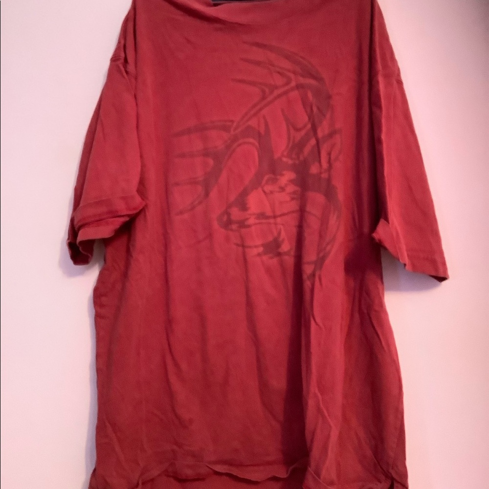 Red men’s deer shirt